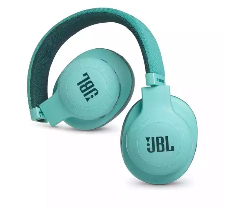 JBL JBLE55BTTEL-Z  Bluetooth Over Ear Headphones Teal - Certified Refurbished