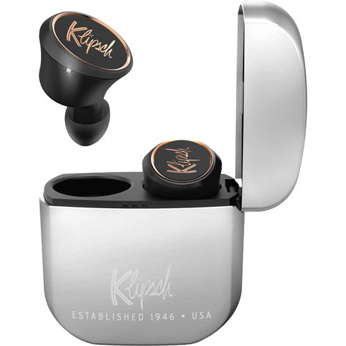 Klipsch K1067808 T5 True Wireless In-Ear Earphones Black/Silver - Certified Refurbished