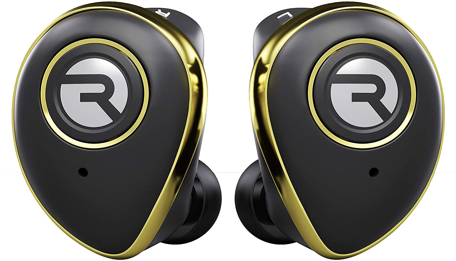 Raycon E50 Wireless Earbuds Headphones + Mic + Case Gold- Certified Refurbished