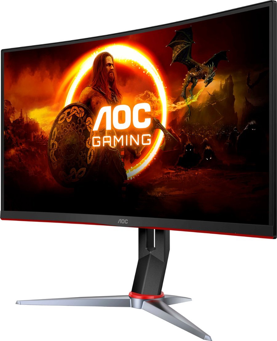 AOC CQ32G2S-B 31.5" 2560 x 1440 165Hz Curved Gaming Monitor - Certified Refurbished