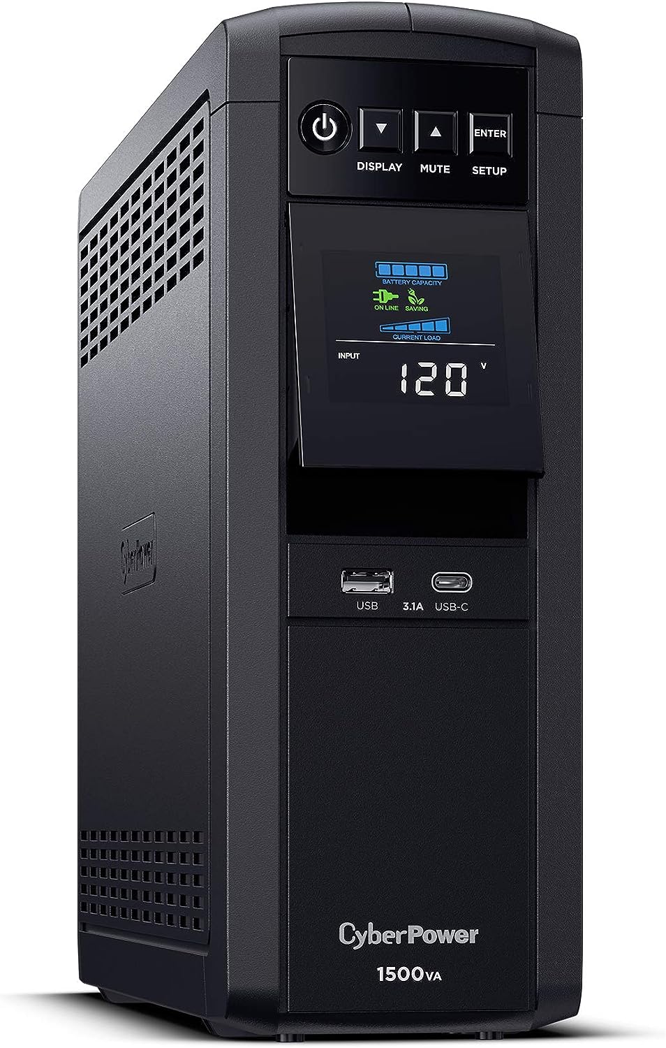 CyberPower CP1500PFCLCD-R 1500 VA / 1000W PFC Sinewave UPS - New Battery Certified Refurbished