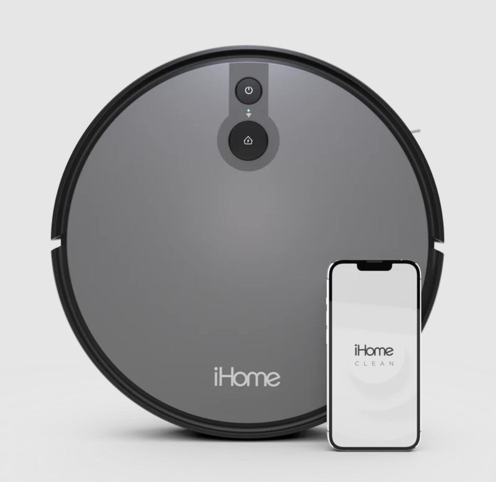 iHome iHRV9-BLK-RA AutoVac Juno Robot Vacuum with Mapping Technology - Certified Refurbished