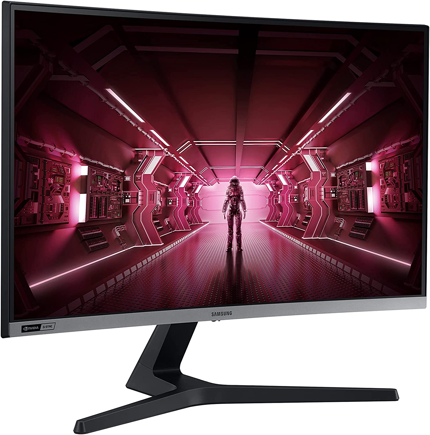 Samsung LC24RG50FZNXZA-RB 24" 1920 x 1080 144Hz CRG5 Curved Gaming Monitor - Certified Refurbished