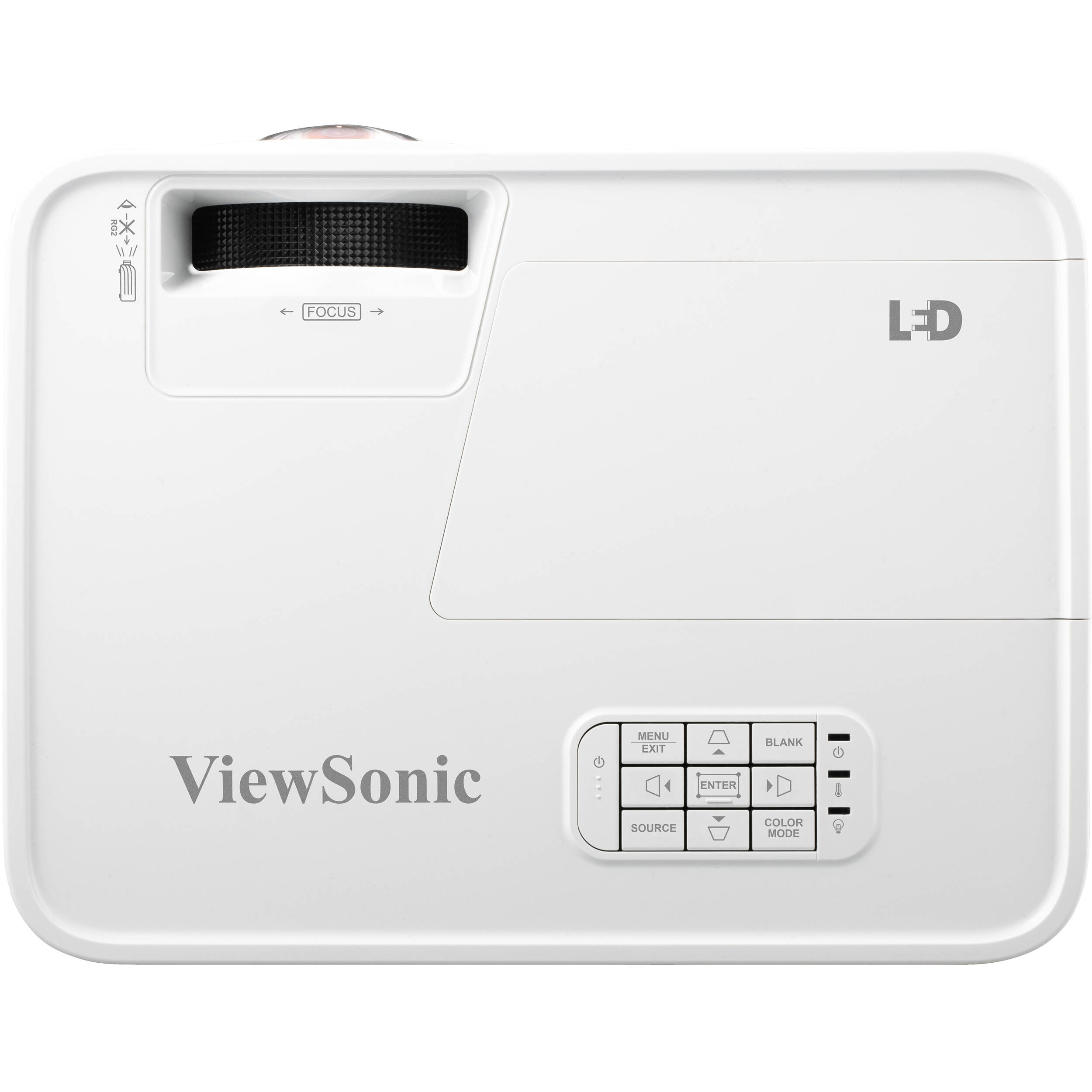 ViewSonic LS550WH-S 3000 Lumens WXGA Short Throw LED Projector - Certified Refurbished