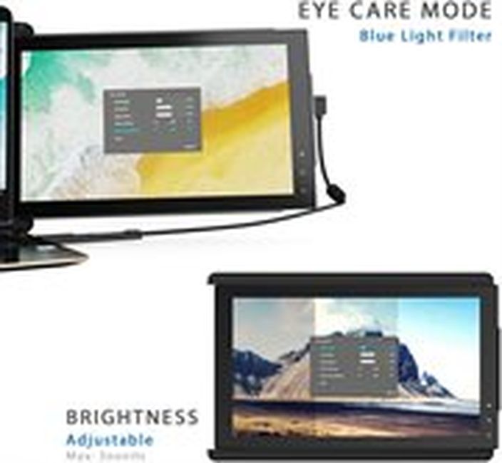 Mobile Pixels MPTRIO-RB Trio IPS LCD Portable Monitor - Certified Refurbished