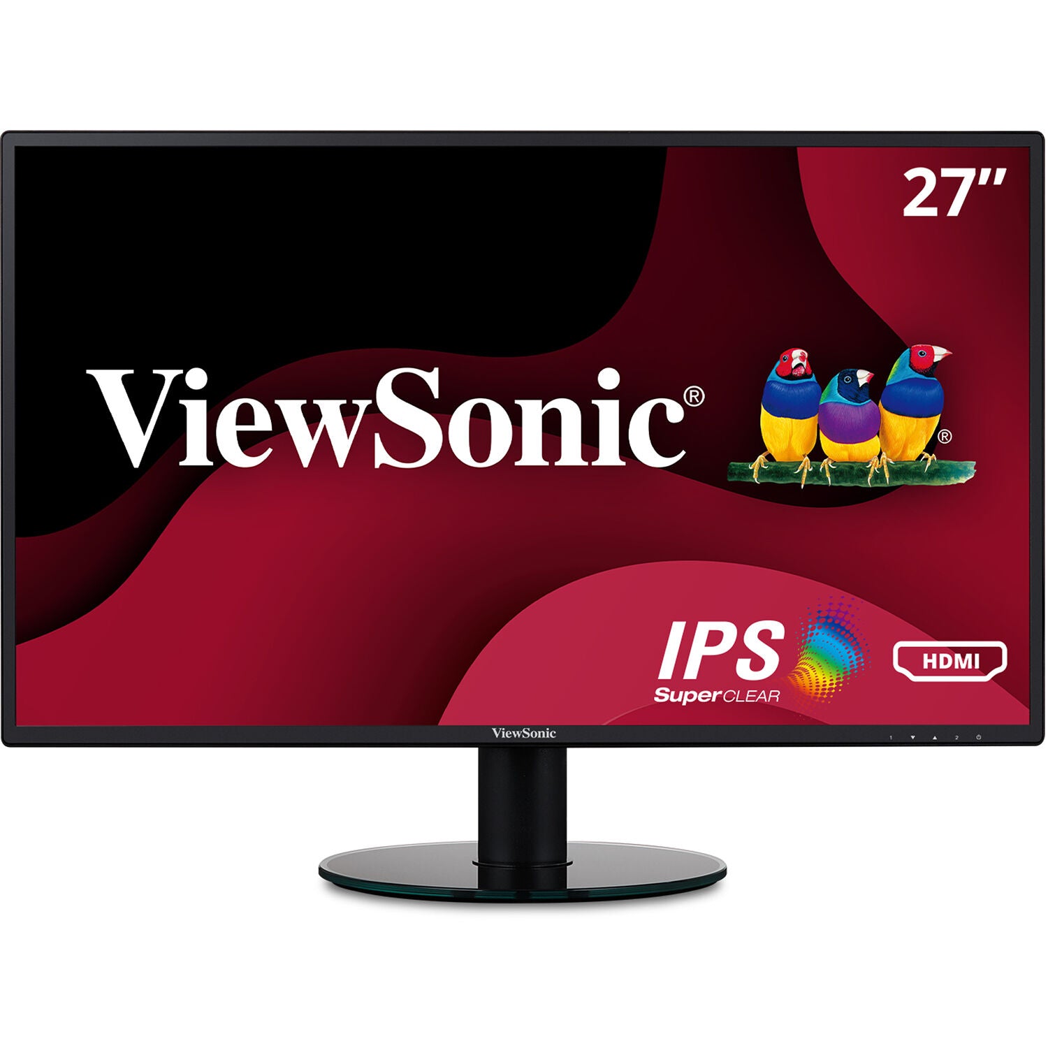 ViewSonic VA2719-SMH-R 27" IPS 1080p Frameless LED Monitor with HDMI and VGA Inputs for Home and Office - C Grade Refurbished