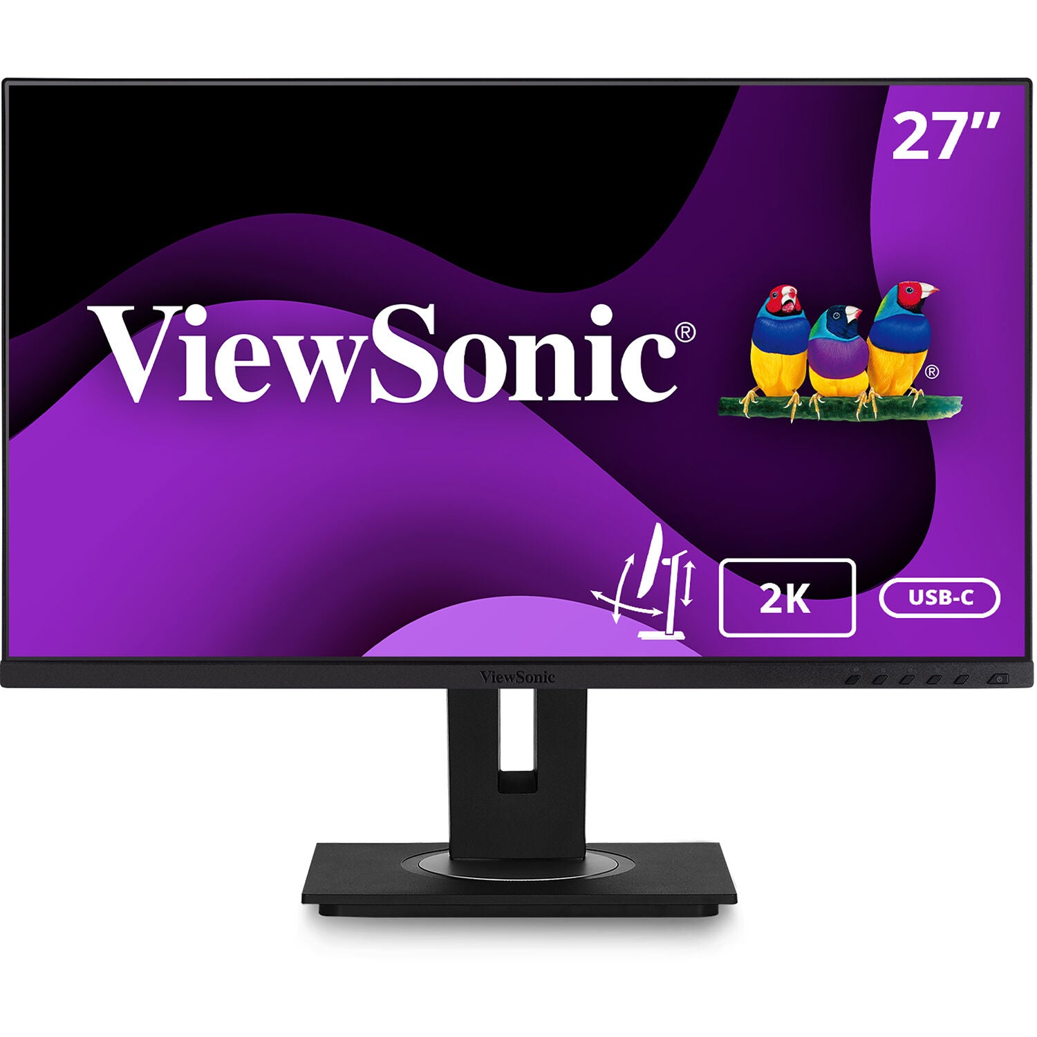 Viewsonic VG2756-2K-R 27" 2560 x 1440 IPS Panel Display  - C Grade Refurbished