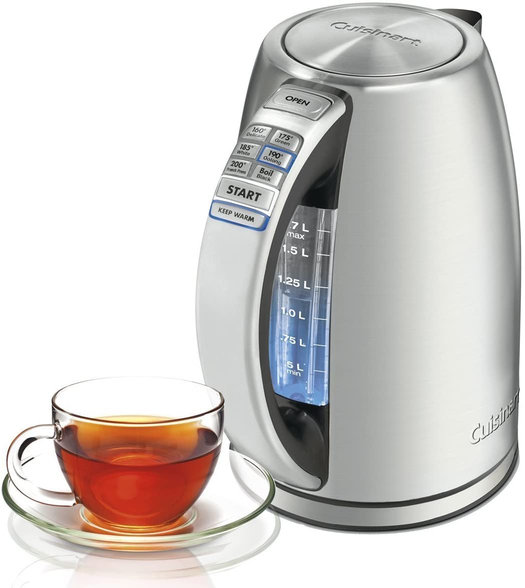 Cuisinart CPK-17FR 1.7 Liter Cordless Electric Kettle, Silver - Certified Refurbished
