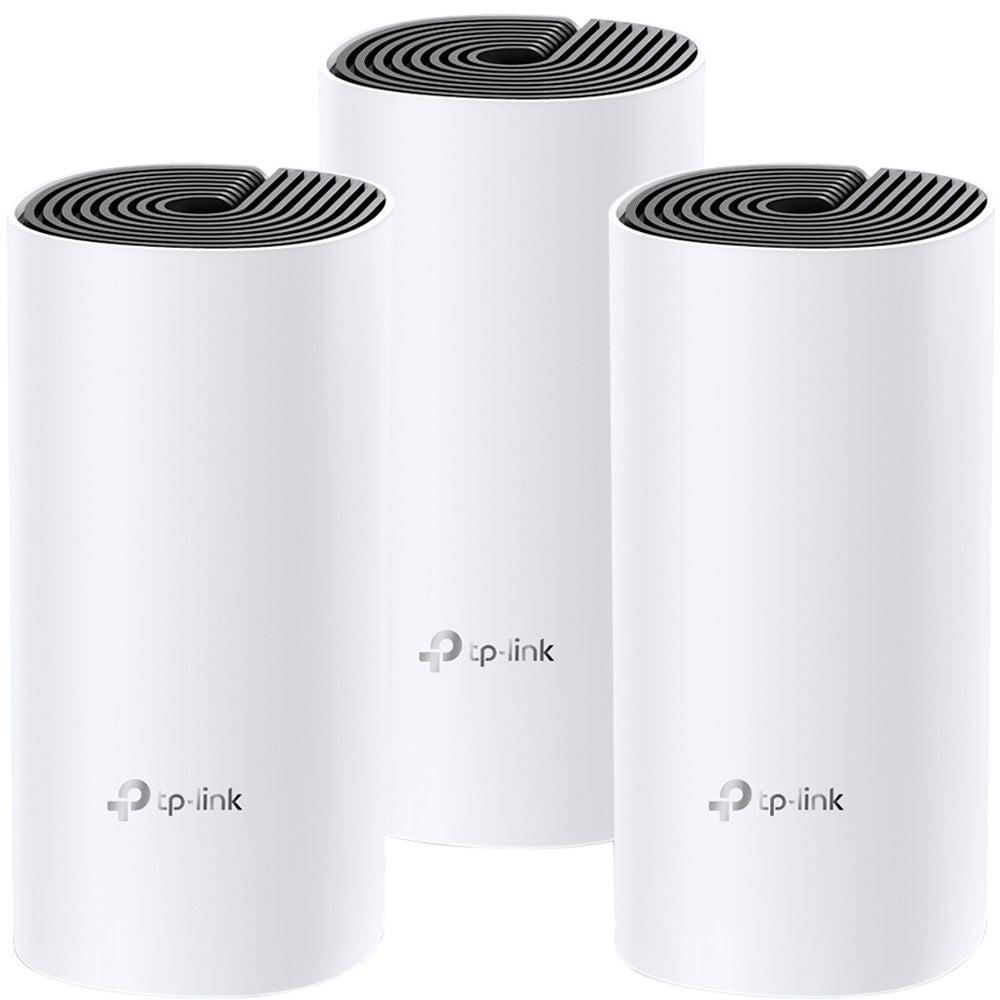 TP-Link Deco-M4 AC1200 Whole-Home Mesh Wi-Fi System 3 Pack - Certified Refurbished