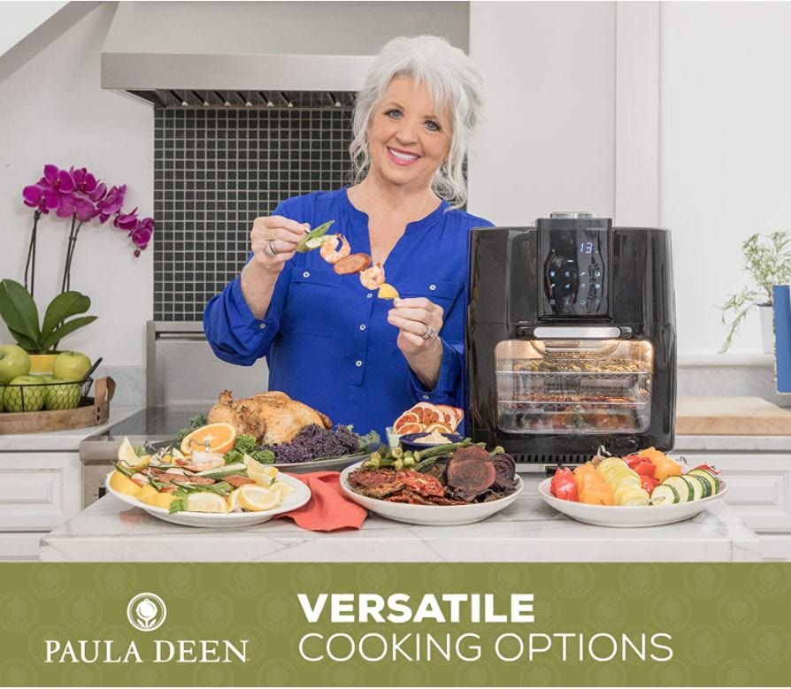 Paula Deen PDAAO1-RB 13 QT 1700 Watt XL Family-Sized Air Fryer Oven wi