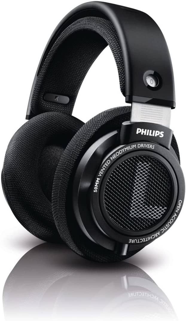 Philips SHP9500-RB Audio HiFi Precision Over-Ear Stereo Headphones - Certified Refurbished