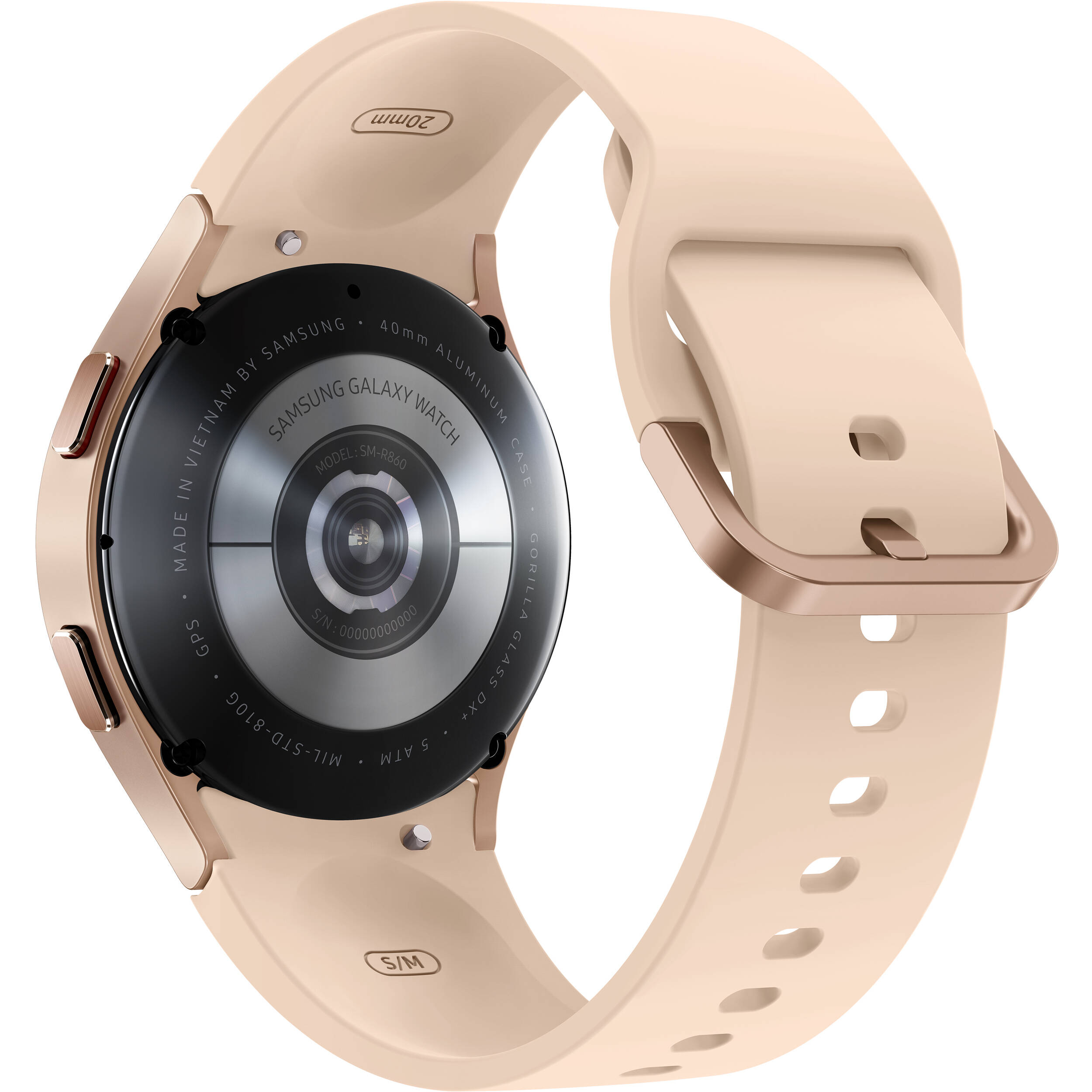 Samsung SM-R860NZDAXAA-RB Galaxy Watch4 40mm Bluetooth, Pink Gold - Certified Refurbished
