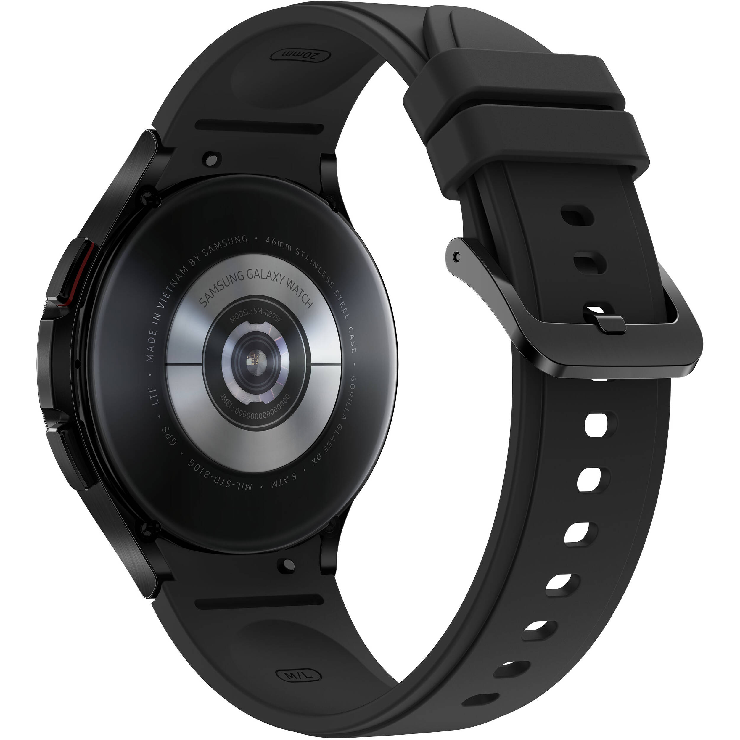 Samsung SM-R890NZKAXAA-RB Galaxy Watch4 Classic 46mm Bluetooth Smartwatch Black - Certified Refurbished
