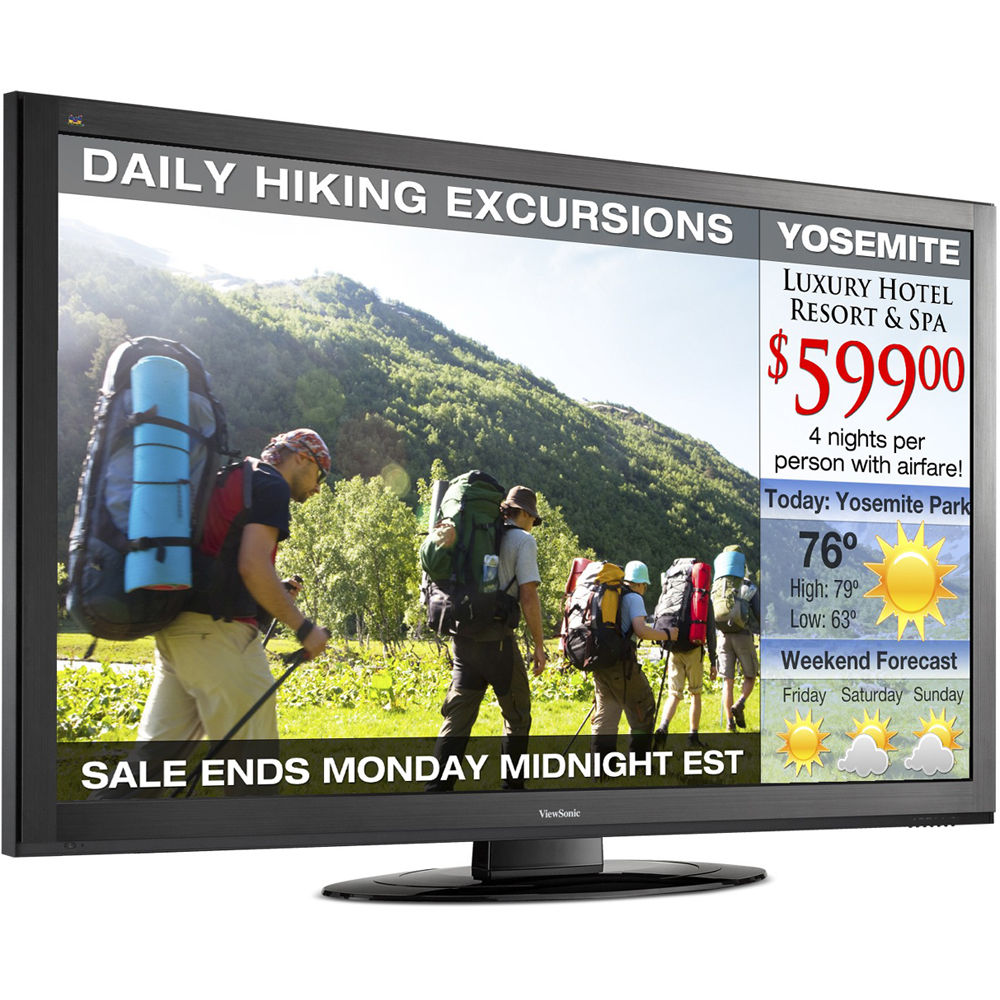 ViewSonic CDE6501LED-S 65" LED LCD Display - Certified Refurbished