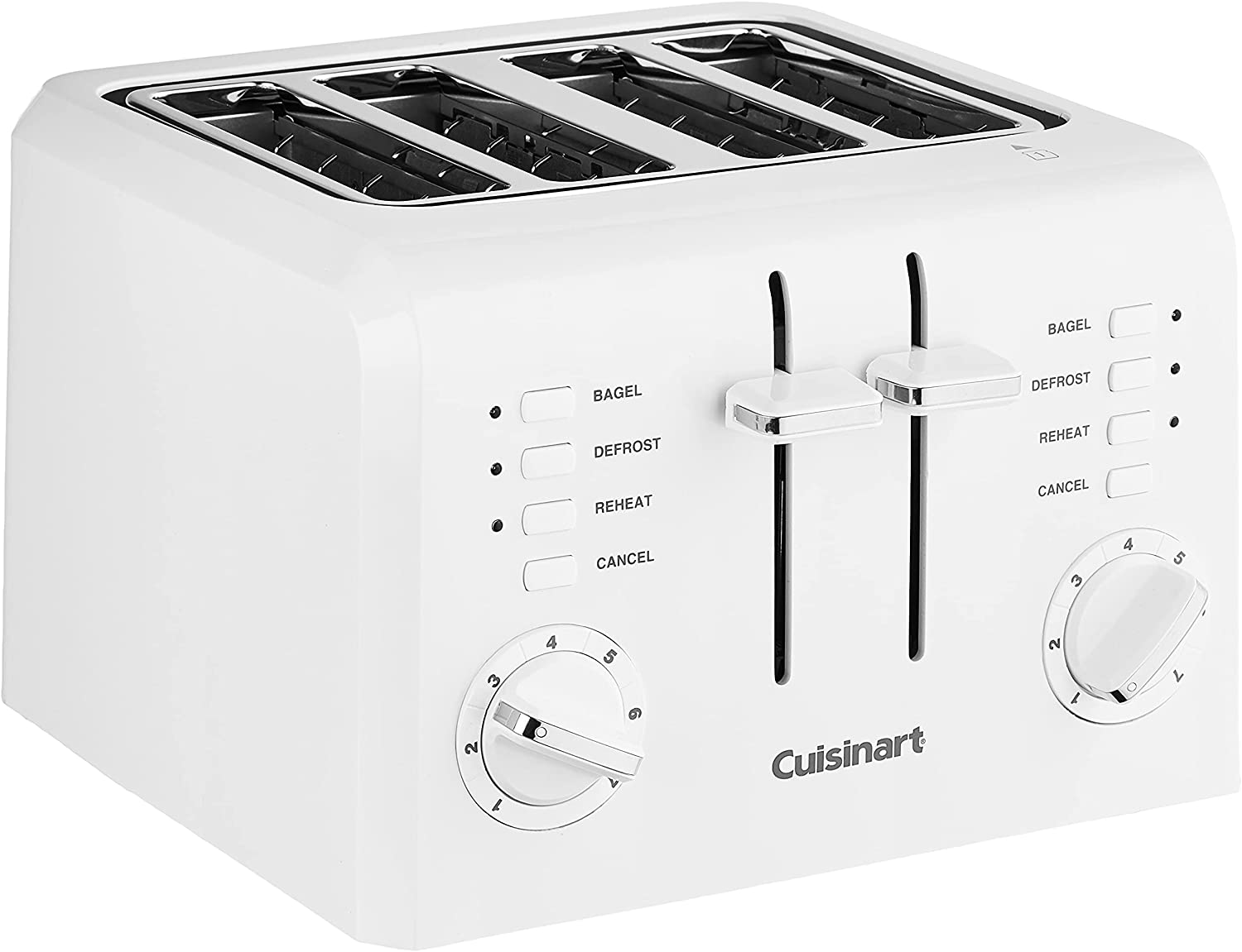 Cuisinart CPT-142FR Plastic 4 Slices Toaster White - Certified Refurbished