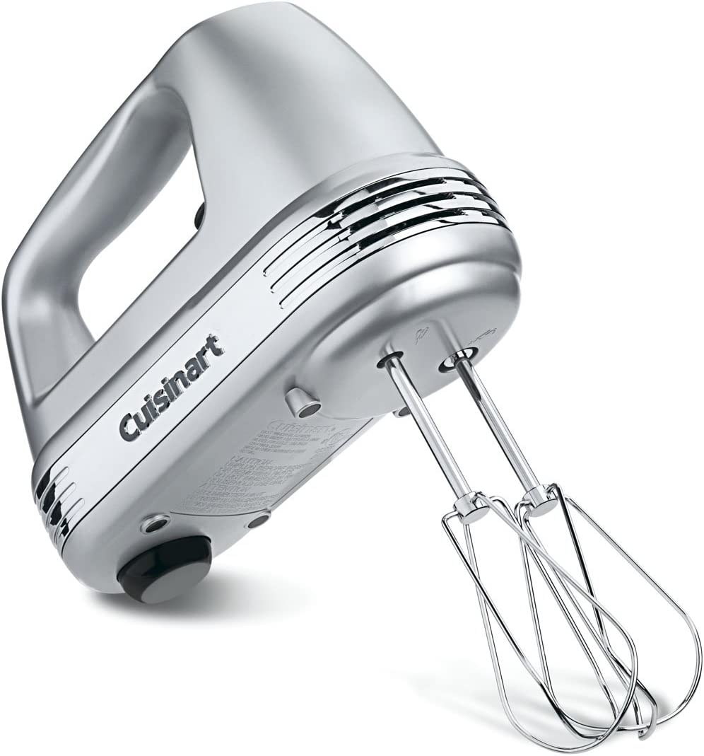 Cuisinart HM-90BCSWSFR POWER 9 Speed Hand Mixer, Brushed Chrome - Certified Refurbished