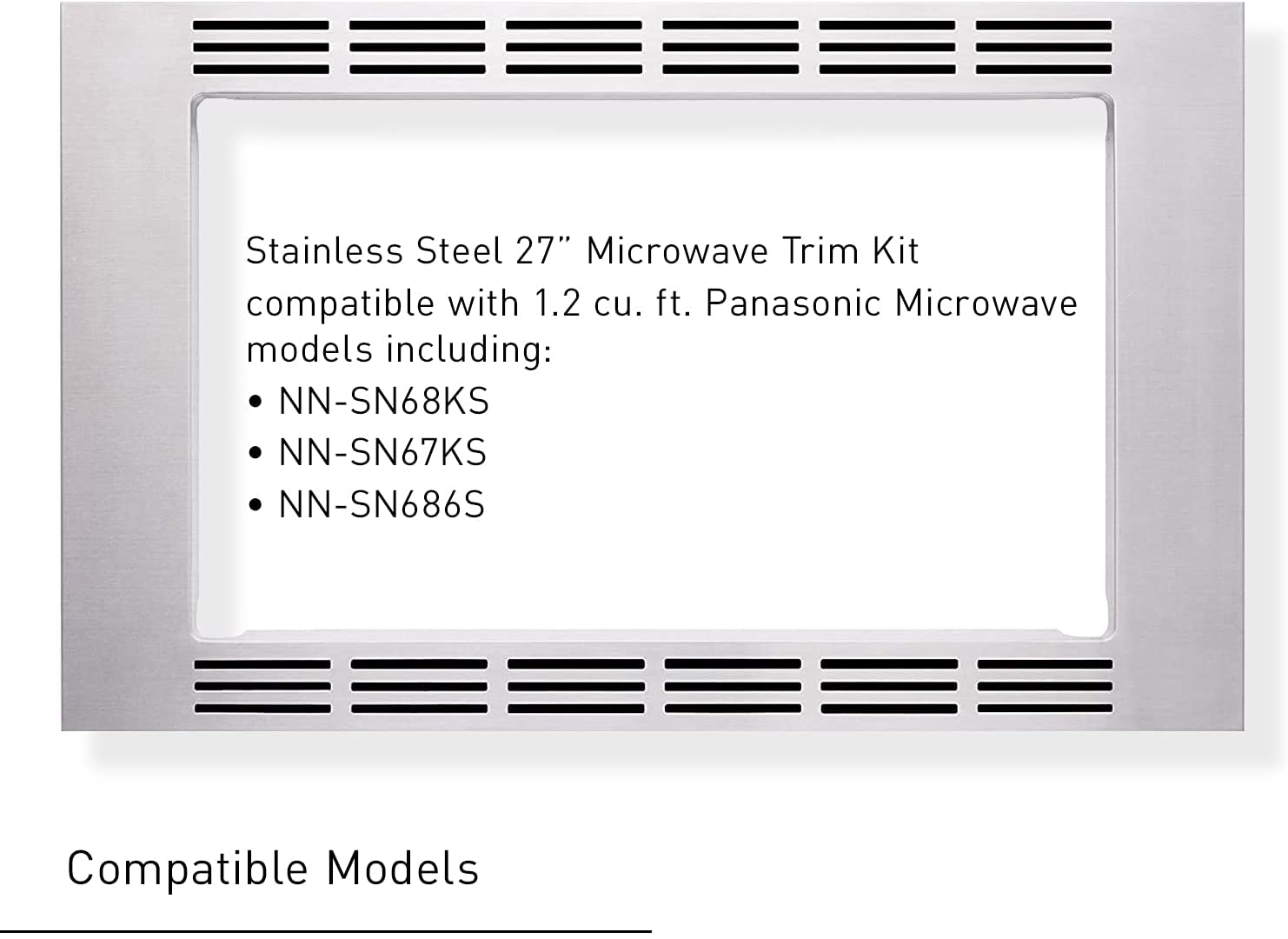 Panasonic NN-TK621SS 27" Trim Kit for 1.2 CF Microwave Ovens