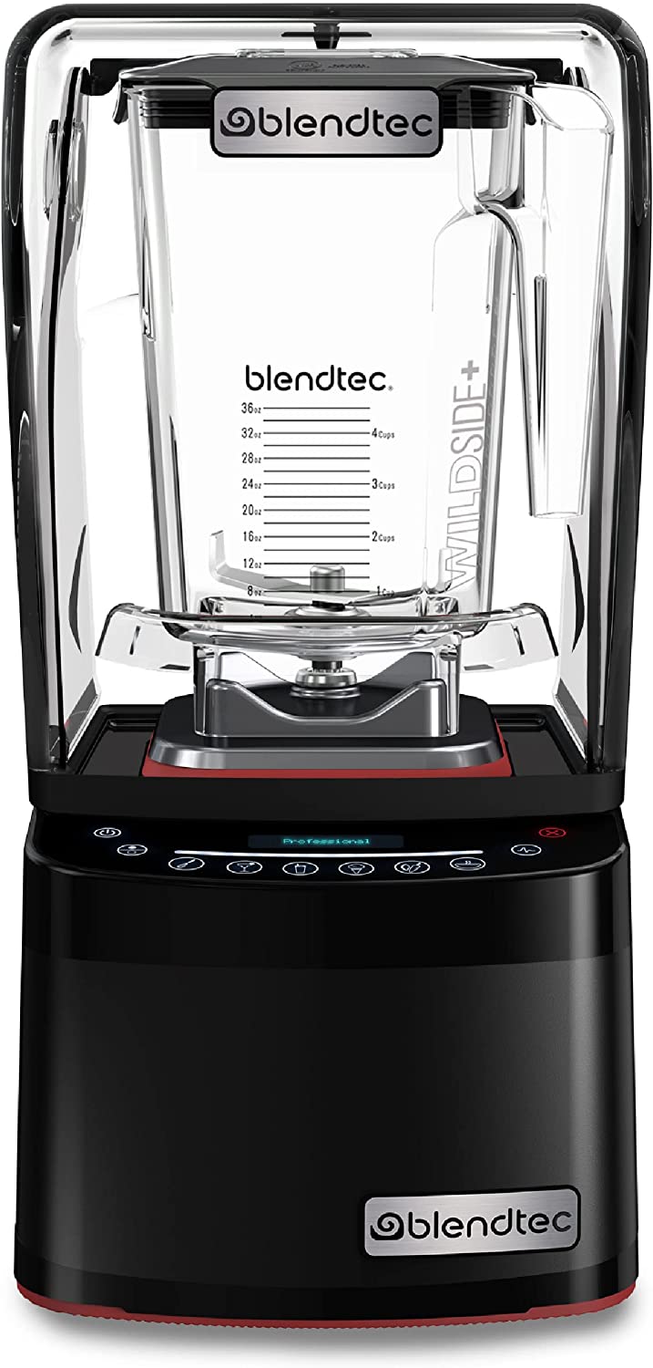 Blendtec P800C2901-RECOND Professional 800 Stealth WildSide+ Blender, Black - Certified Refurbished
