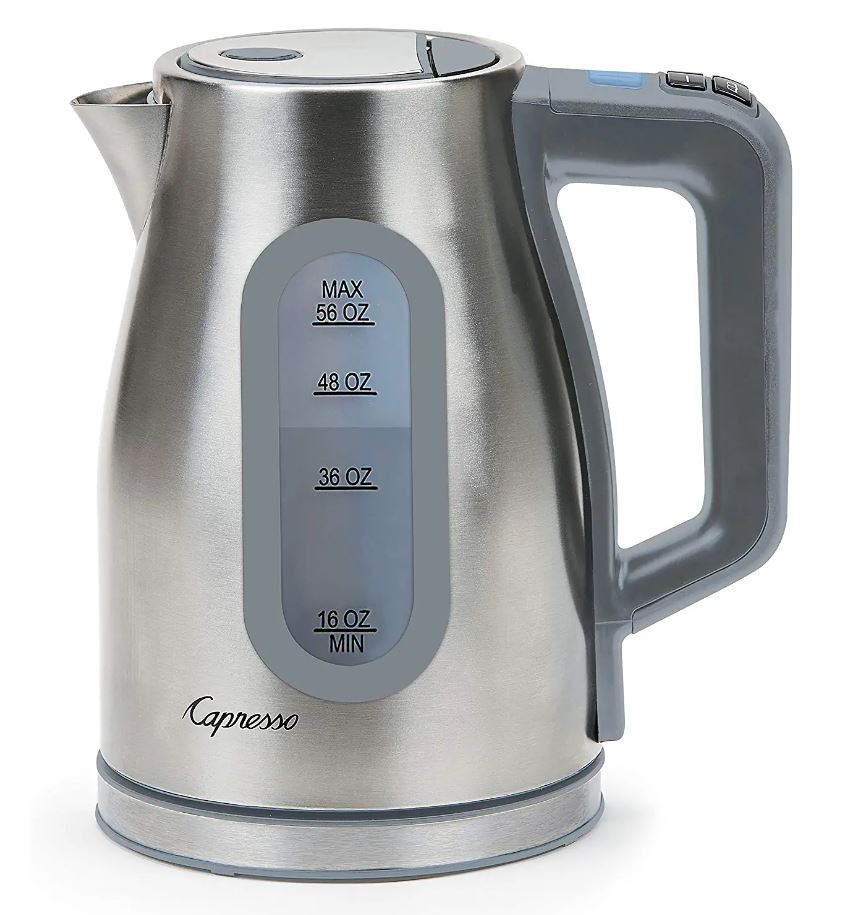 Capresso C276.99 H20 Pro Water Kettle Brushed Stainless Steel - Certified Refurbished