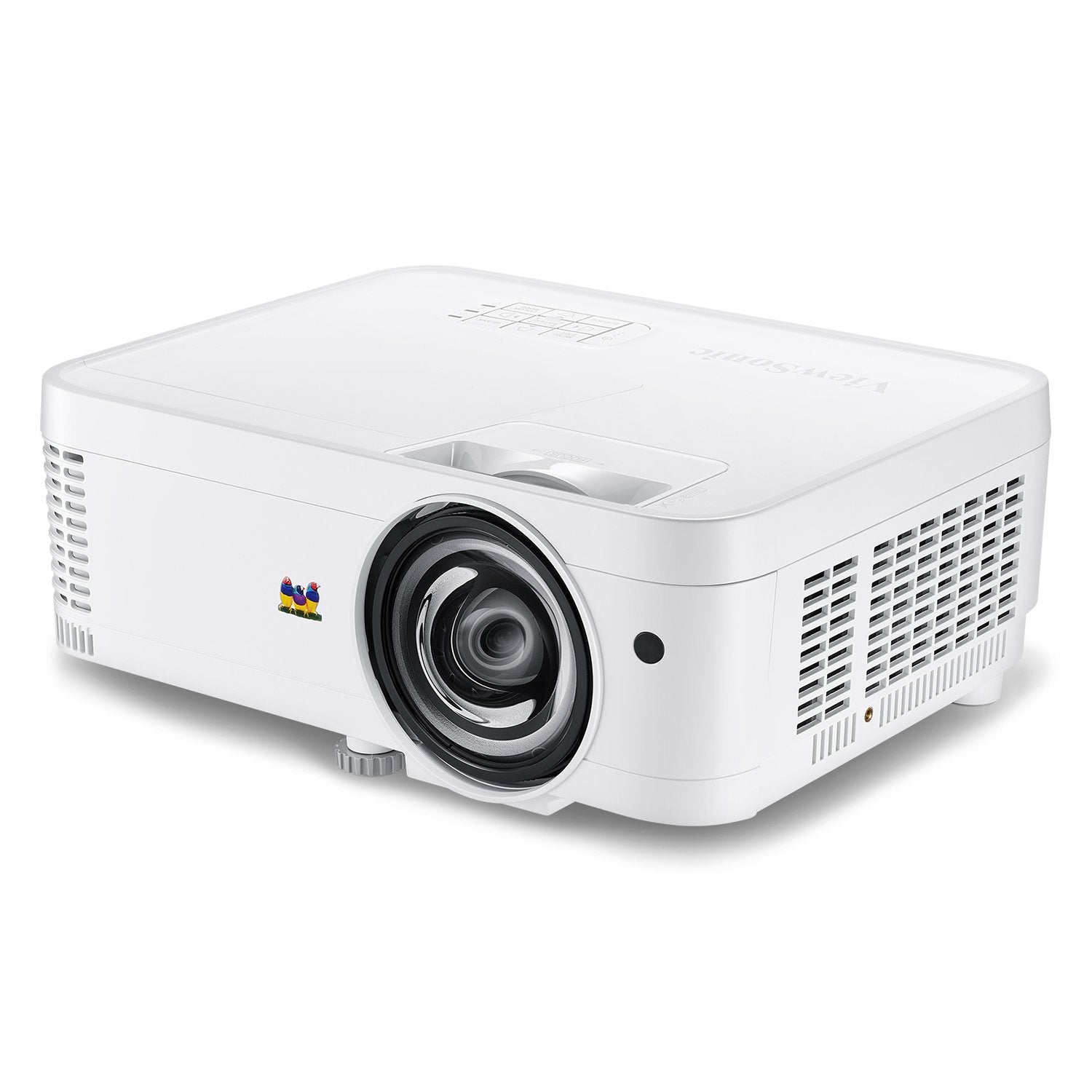 ViewSonic PS600W-S 3700 Lumens WXGA HDMI Networkable Short Throw Projector for Home and Office - Certified Refurbished