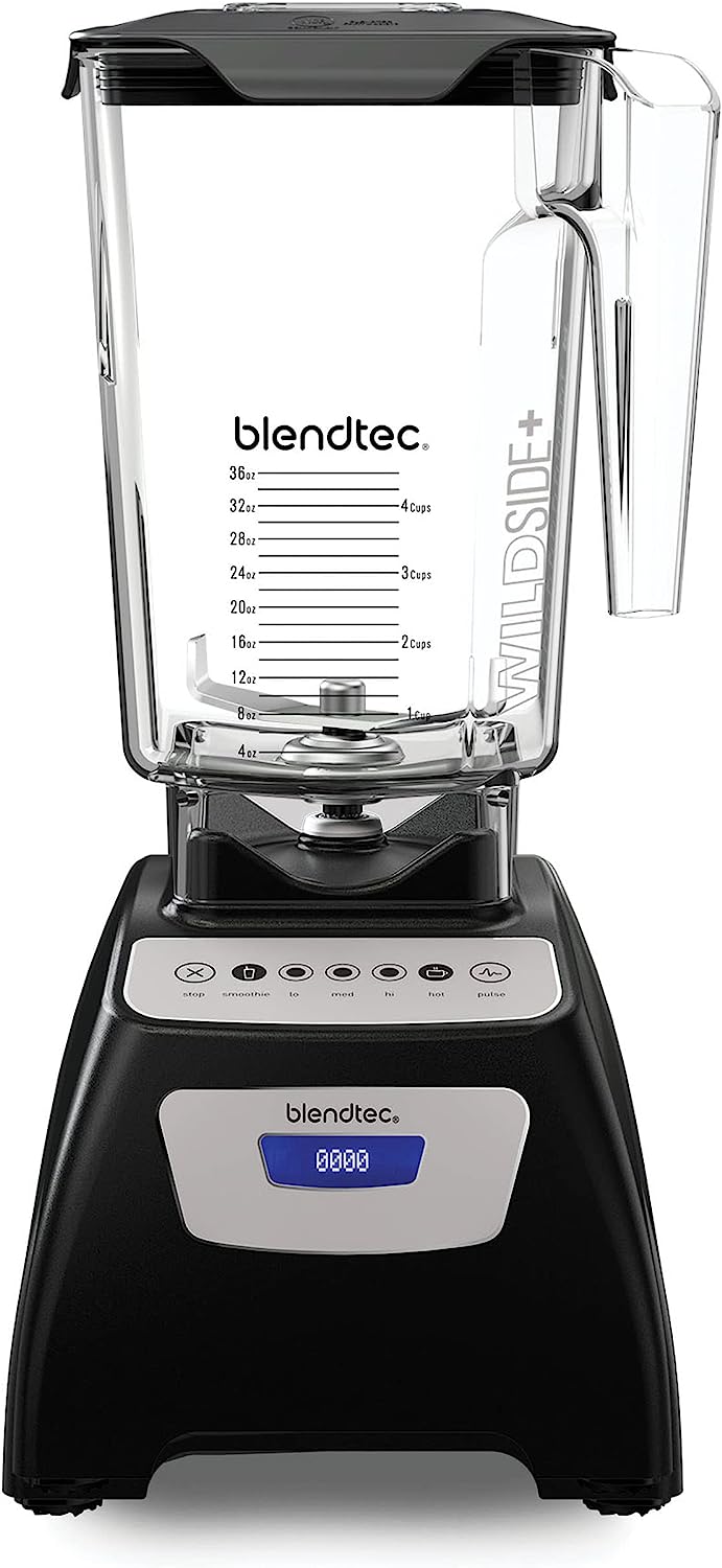 Blendtec RC570A2301C-EBAY Classic 570 Blender 90oz Jar WildSide+ Kitchen Blender Black - Certified Refurbished
