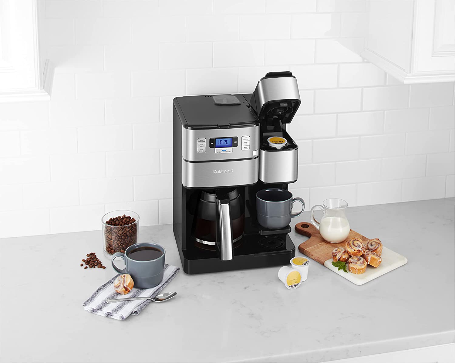 Cuisinart - Coffee Center Grind & Brew Plus 12-Cup Coffee Maker