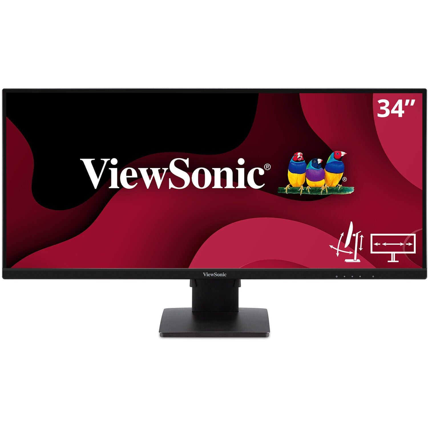 ViewSonic VA3456-MHDJ-R 34" 21:9 UltraWide WQHD 1440p IPS Monitor - C Grade Refurbished