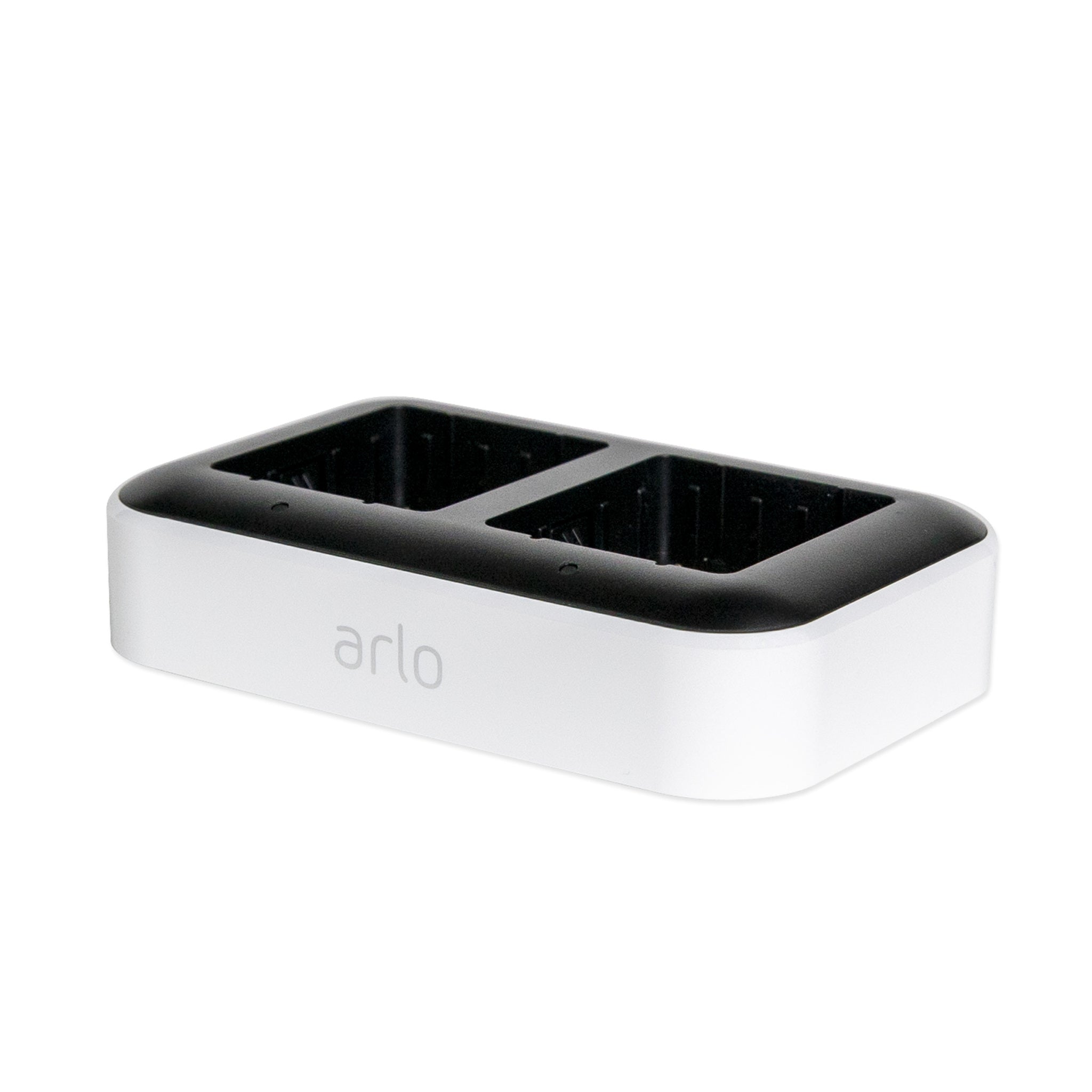 Arlo VMA5400C-100NAR Accessory Dual Charging Station, Charge Up to Two Batteries, Compatible with Arlo Ultra and Pro3 Only - Certified Refurbished